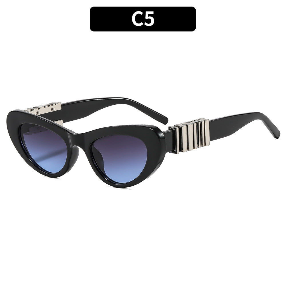 Women's Designer Sunglasses with Luxurious Metal Frame and Stylish Decorations Stornfield
