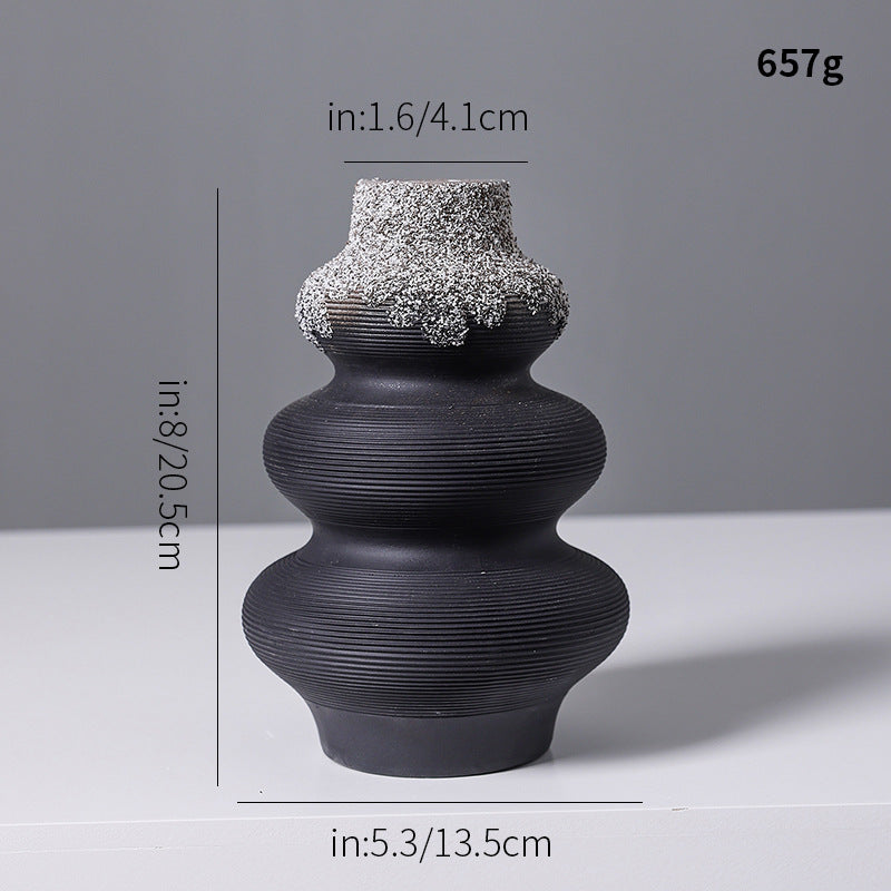 Decorative Textured Ceramic Vase Stornfeild