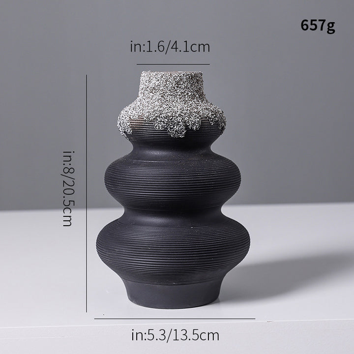 Decorative Textured Ceramic Vase Stornfeild