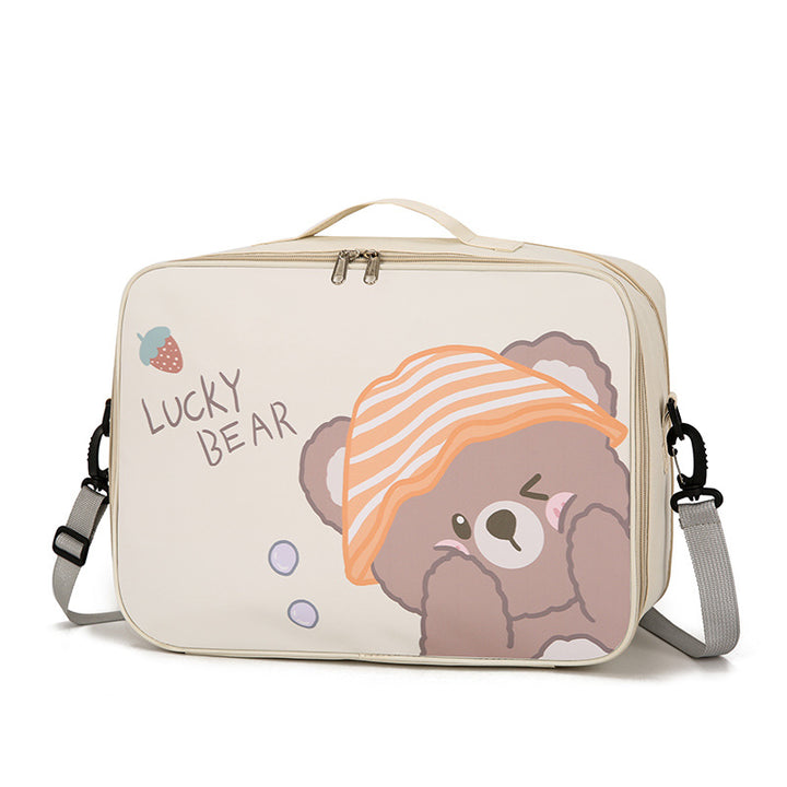 Cartoon Cat-Themed Travel Organizer