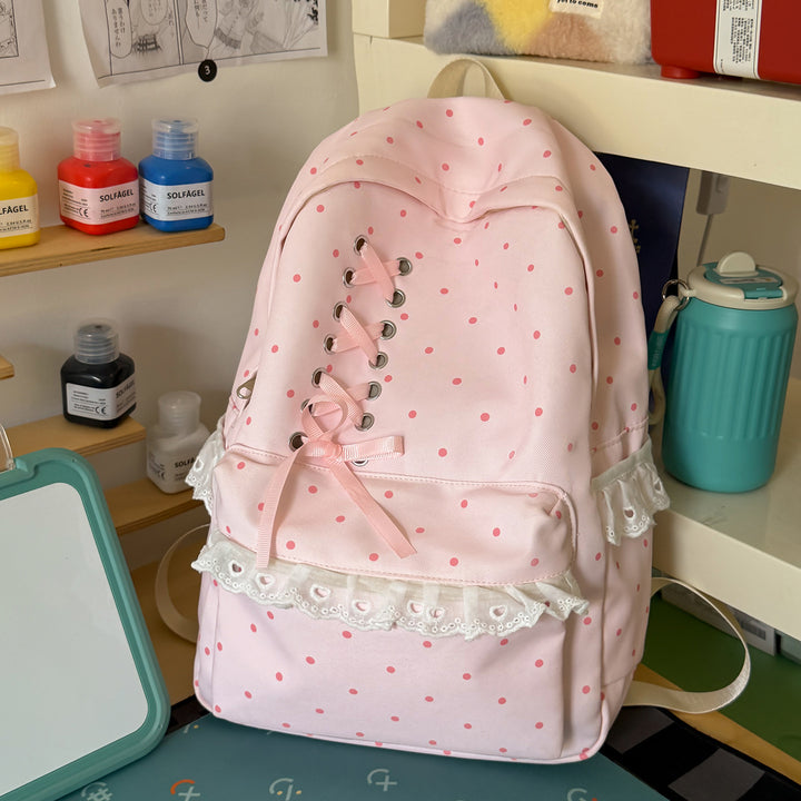 Stylish Lace-Up Backpack Stornfield