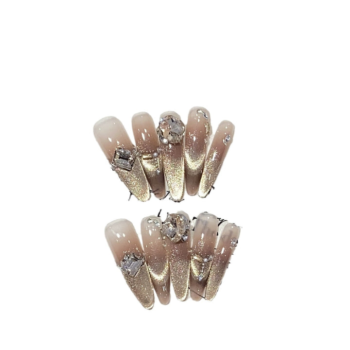 Glamorous Press-On Nail Art Set Stornfield