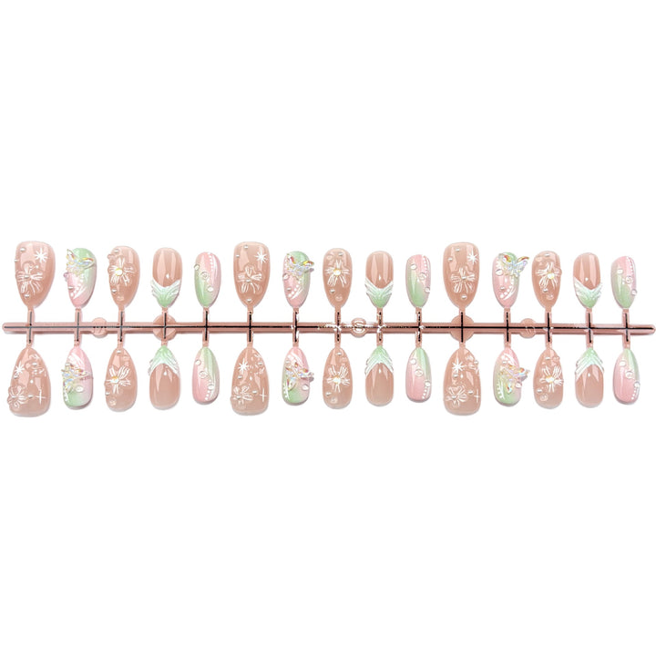 Artistic Press-On Nail Art Set