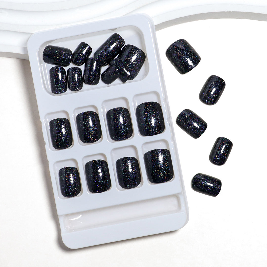 Glamorous Glitter-Infused Press-On Nail Set Stornfield