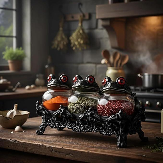 Spice holder in frog design Stornfield