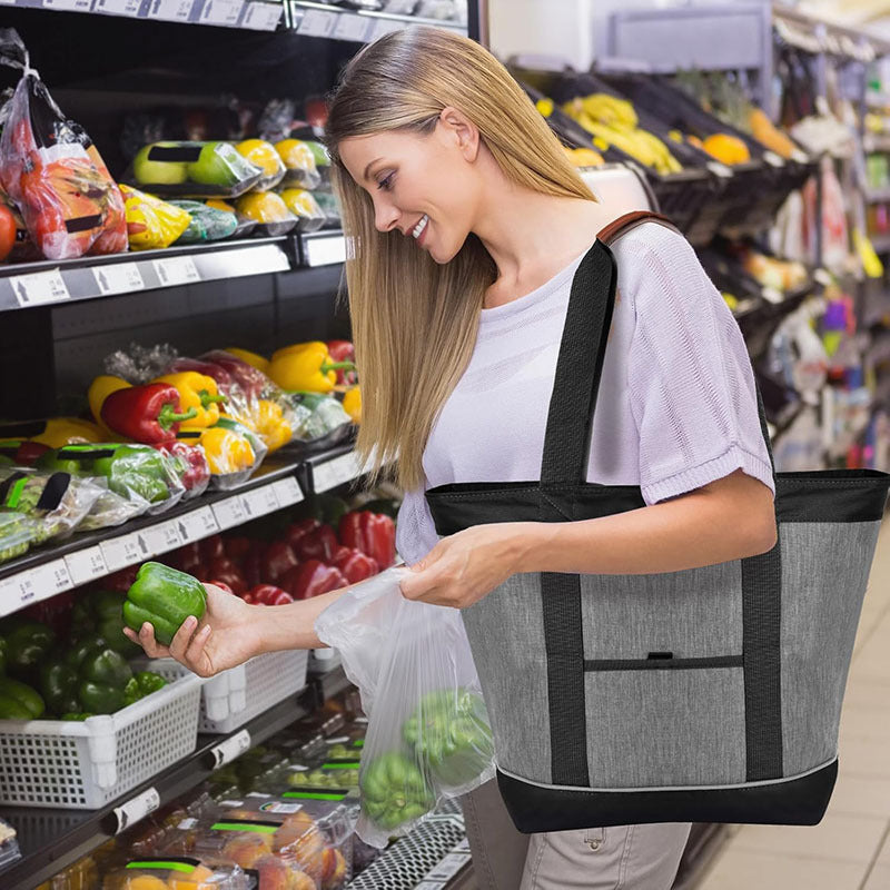 Women's cooling and shopping bag with insulated interior and durable design Stornfield