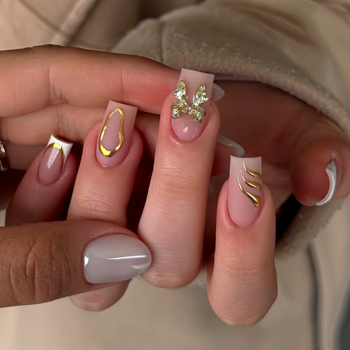 Premium Elegant Press-On Nail Set Stornfield