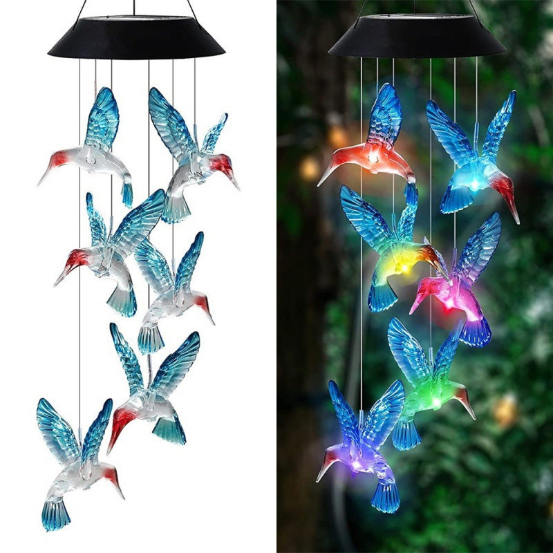 Decorative Flamingo Hanging Mobile Wind Chime Garden Ornament Stornfield