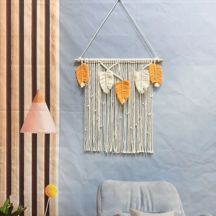 Macrame Leaf Wall Hanging Stornfield