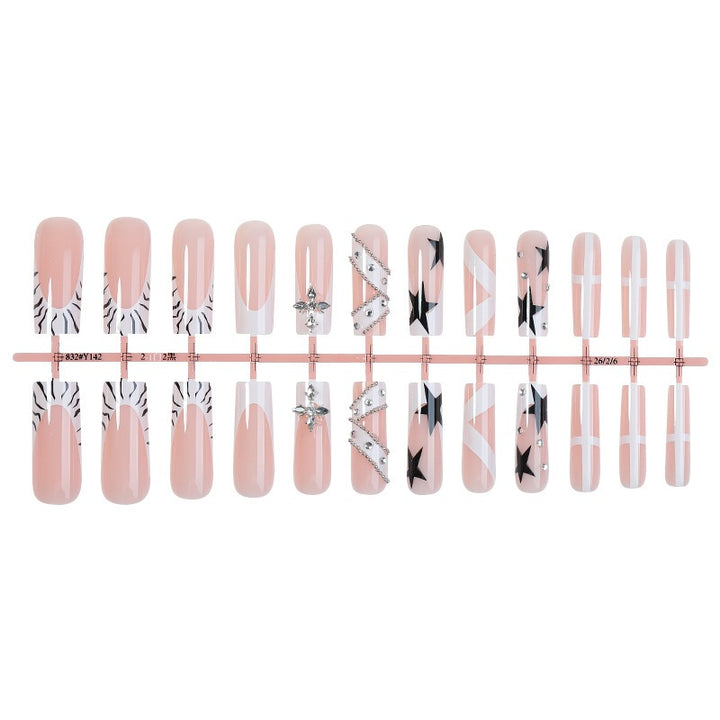 Nail art set with floral and modern designs Stornfield