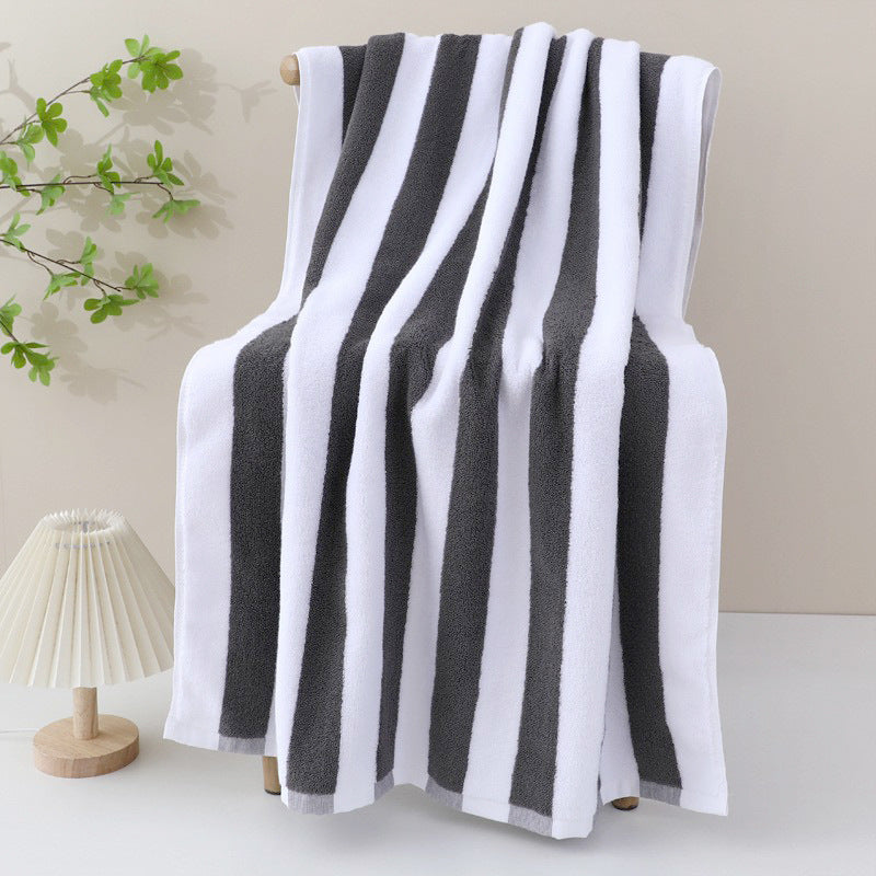 Premium Bath Towel With Elegant Stripe Pattern Stornfield