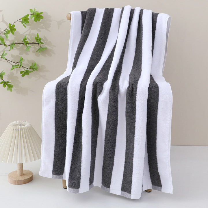 Premium Bath Towel With Elegant Stripe Pattern Stornfield