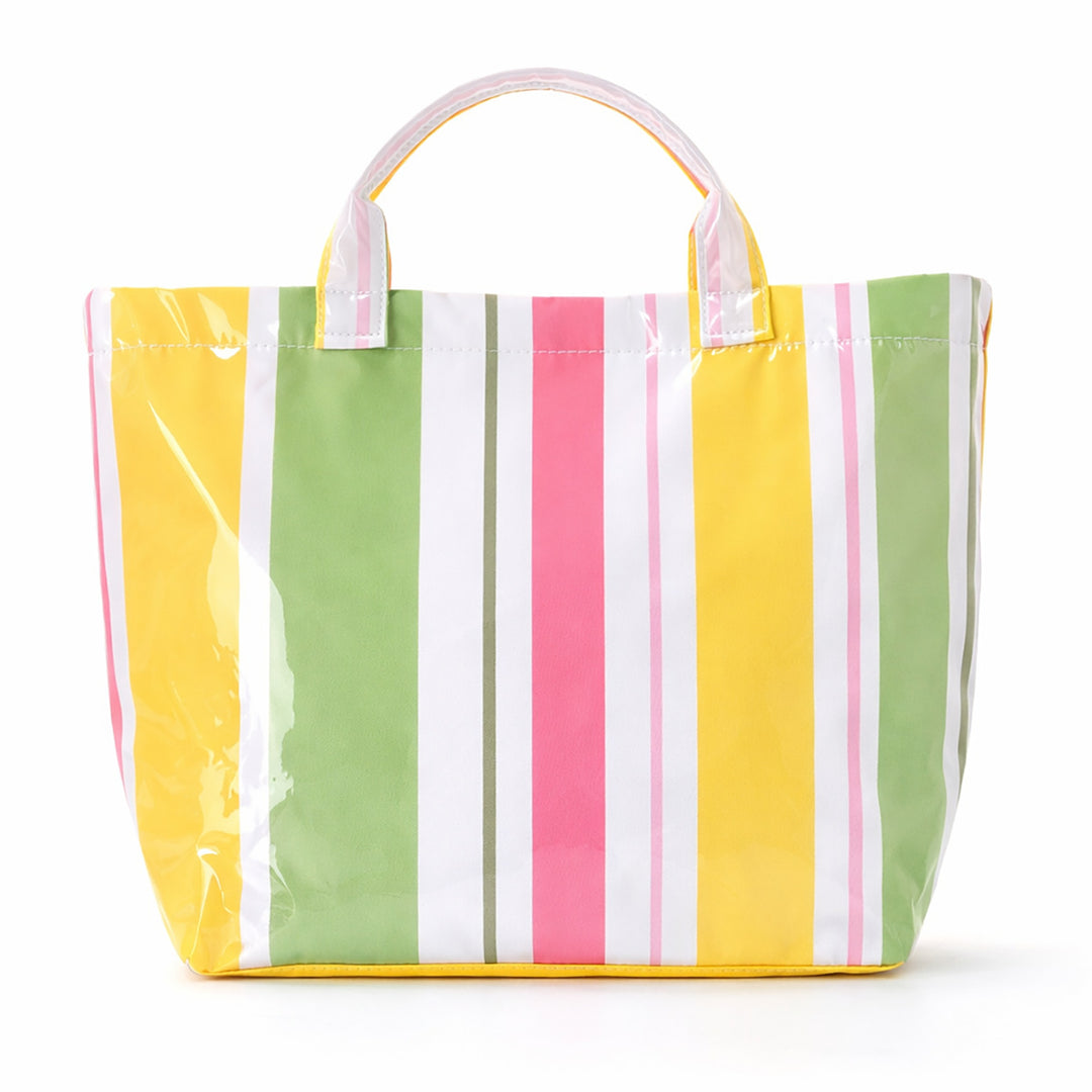 Beach bag with colorful check pattern and water-repellent coating Stornfield