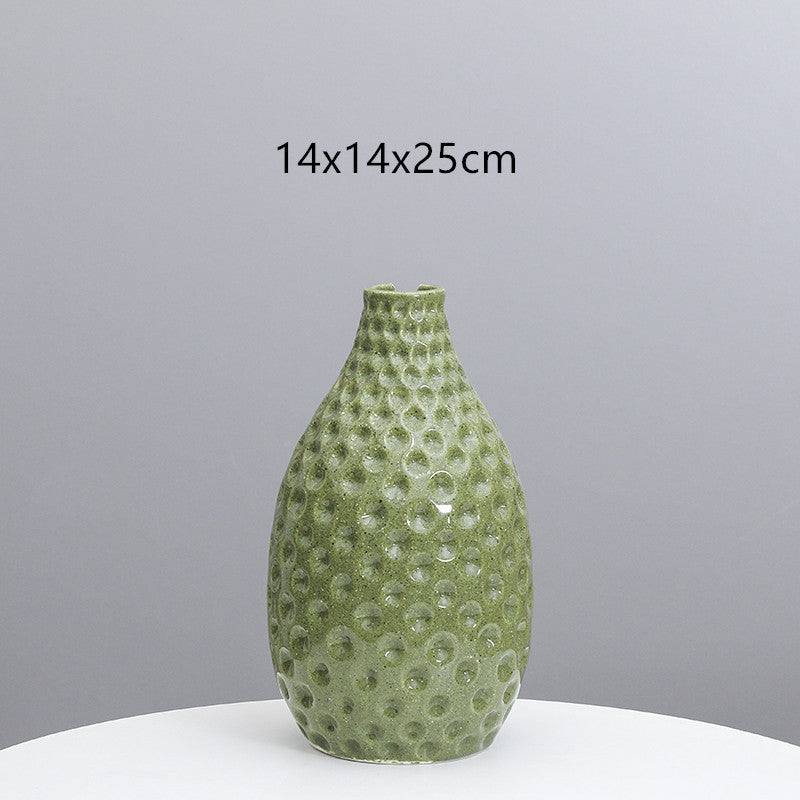Textured Ceramic Decorative Vase Stornfeild