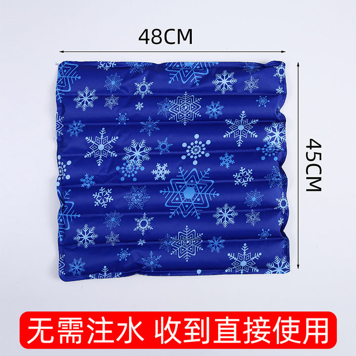 Ladies cooling mat with innovative snowflake structure Bowlift
