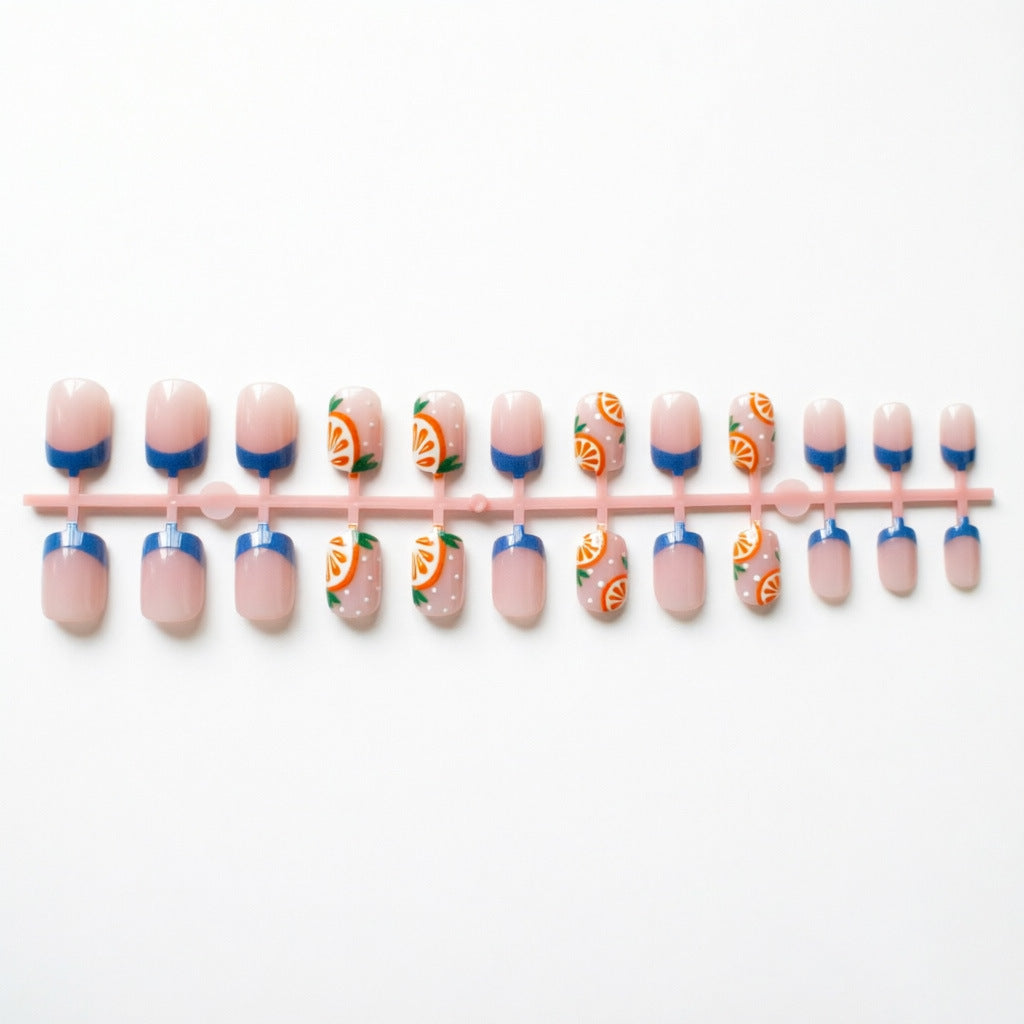 Citrus Art Nail Design