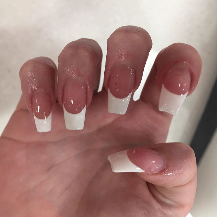Nail set with elegant glitter design Stornfield