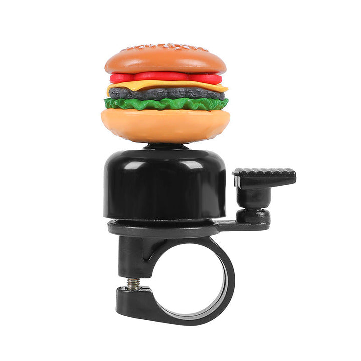 novelty handlebar bicycle bell with silicone popcorn topper and universal clamp Stornfield