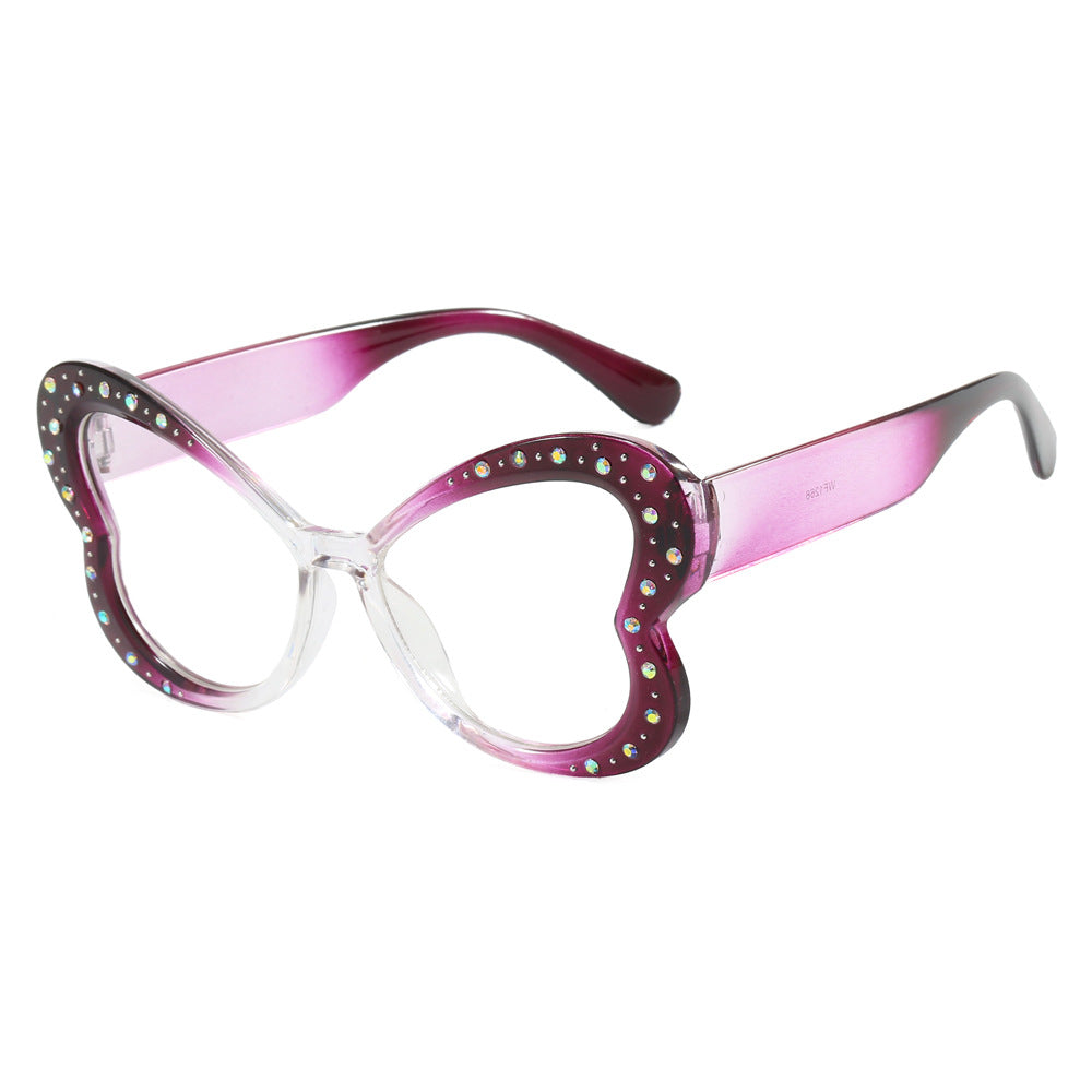 Women's playful heart-shaped sunglasses with glitter accents Stornfield