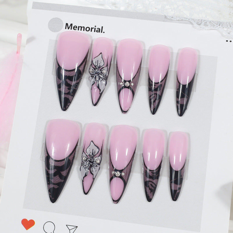 High-quality press-on nails with intricate designs Stornfield