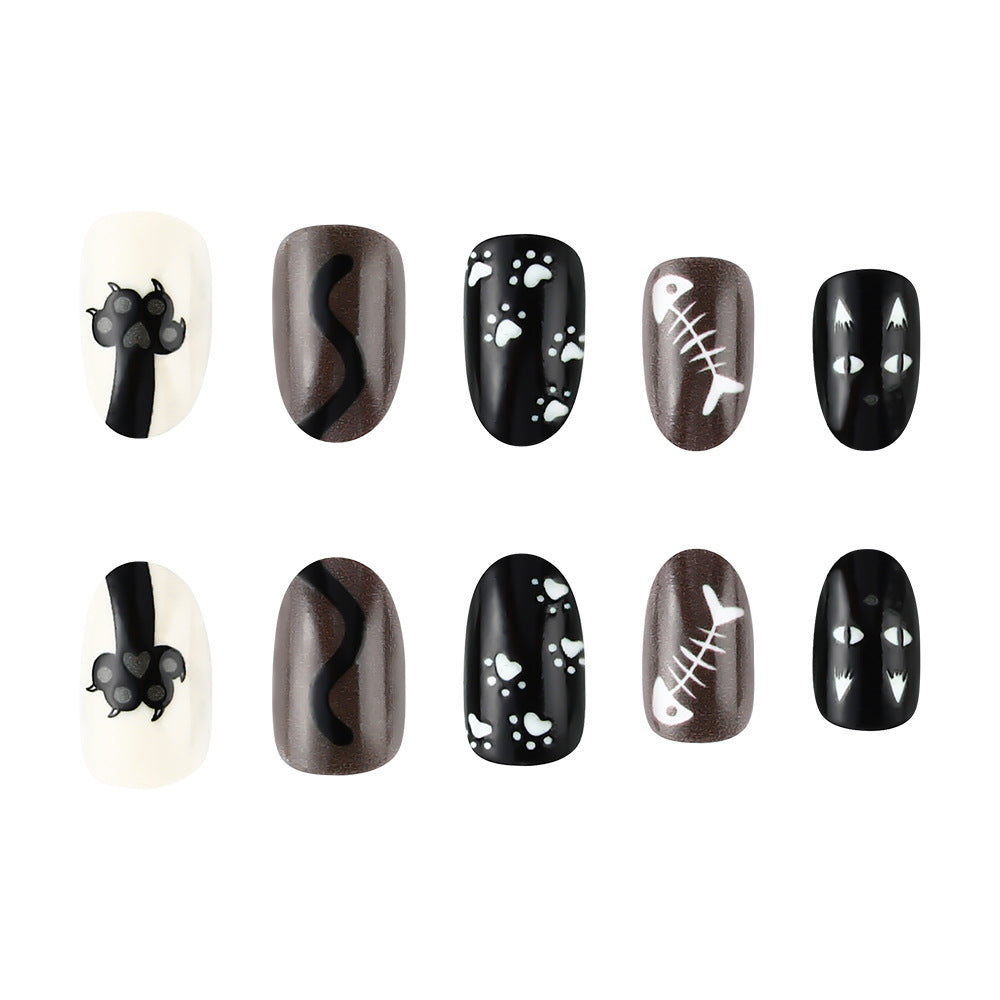 Creative Cat-Themed Nail Art Set Stornfield