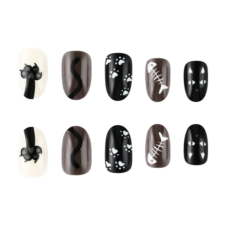 Creative Cat-Themed Nail Art Set Stornfield