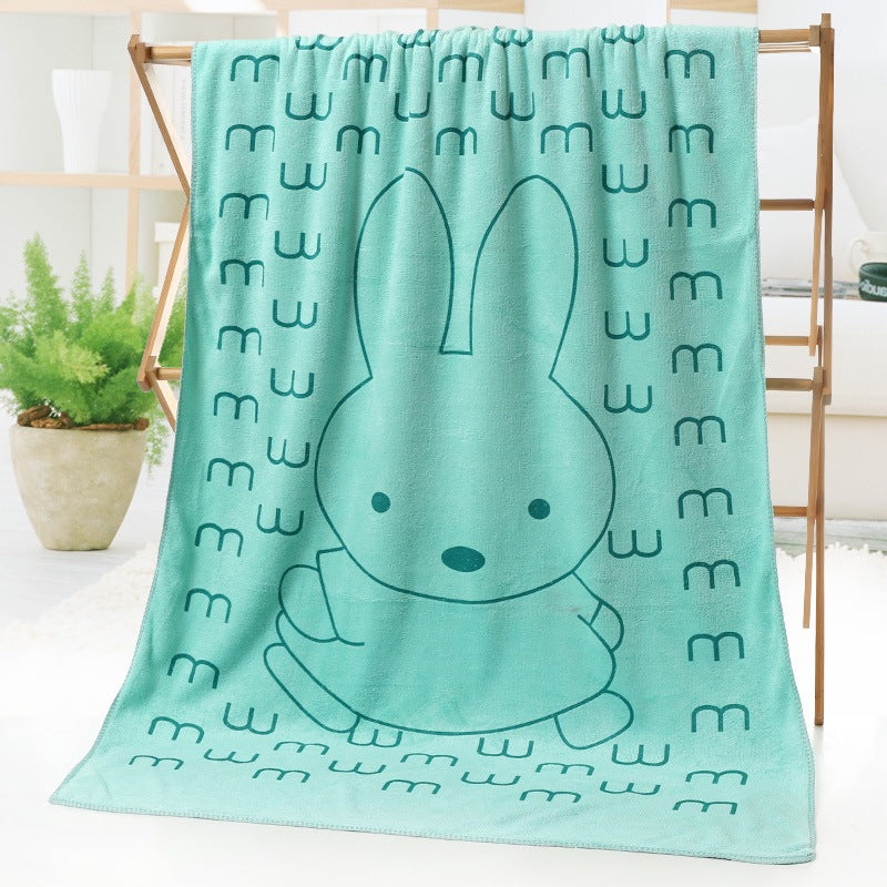 Cartoon-Themed Plush Fleece Blanket