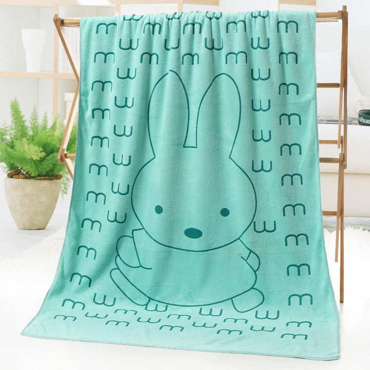 Cartoon-Themed Plush Fleece Blanket