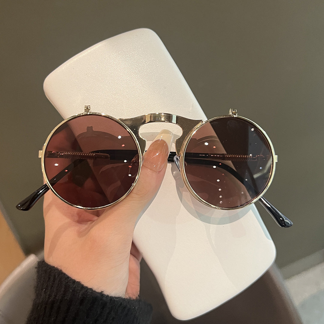 Ladies Round Designer Sunglasses with Innovative Frame Stornfield