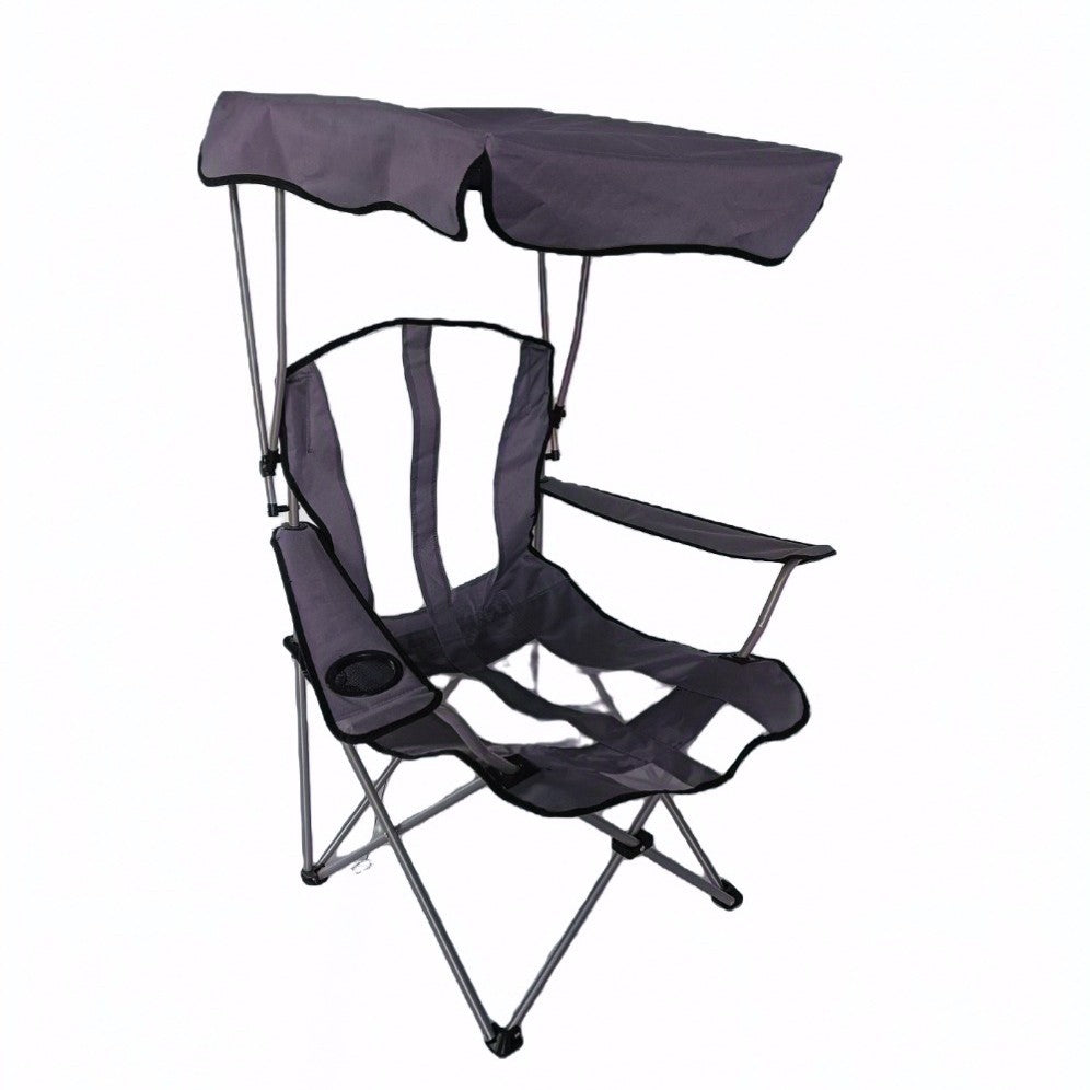 Folding chair with sunshade Stornfield