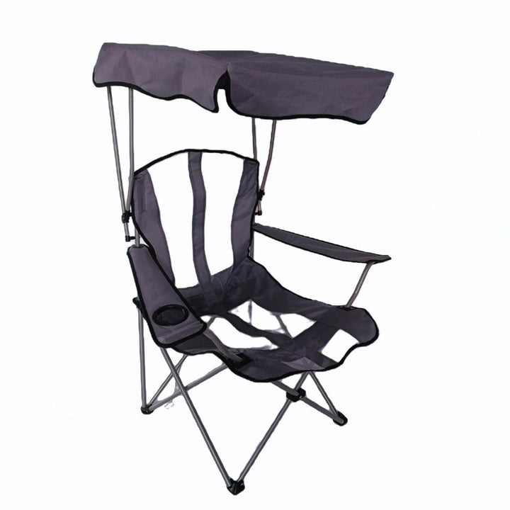 Folding chair with sunshade Stornfield