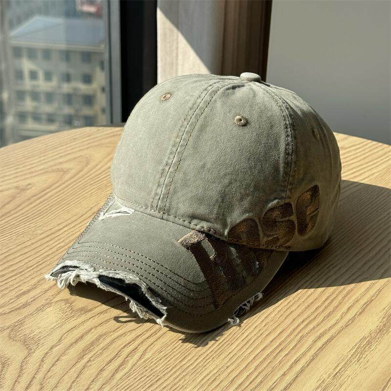 Men's Distressed Cotton Baseball Cap Stornfield 1784270811