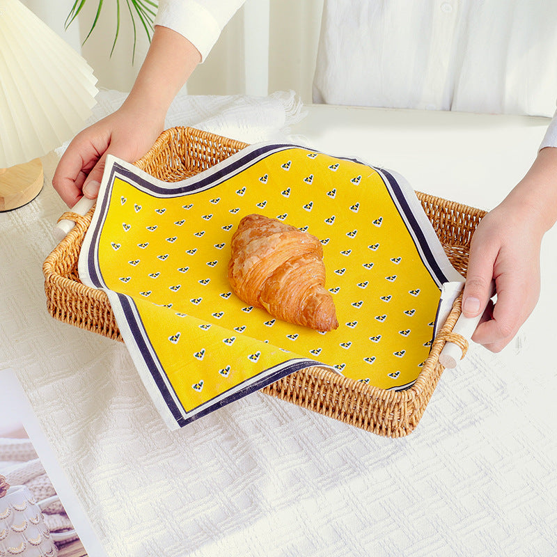 Rustic Woven Food Serving Tray Stornfield