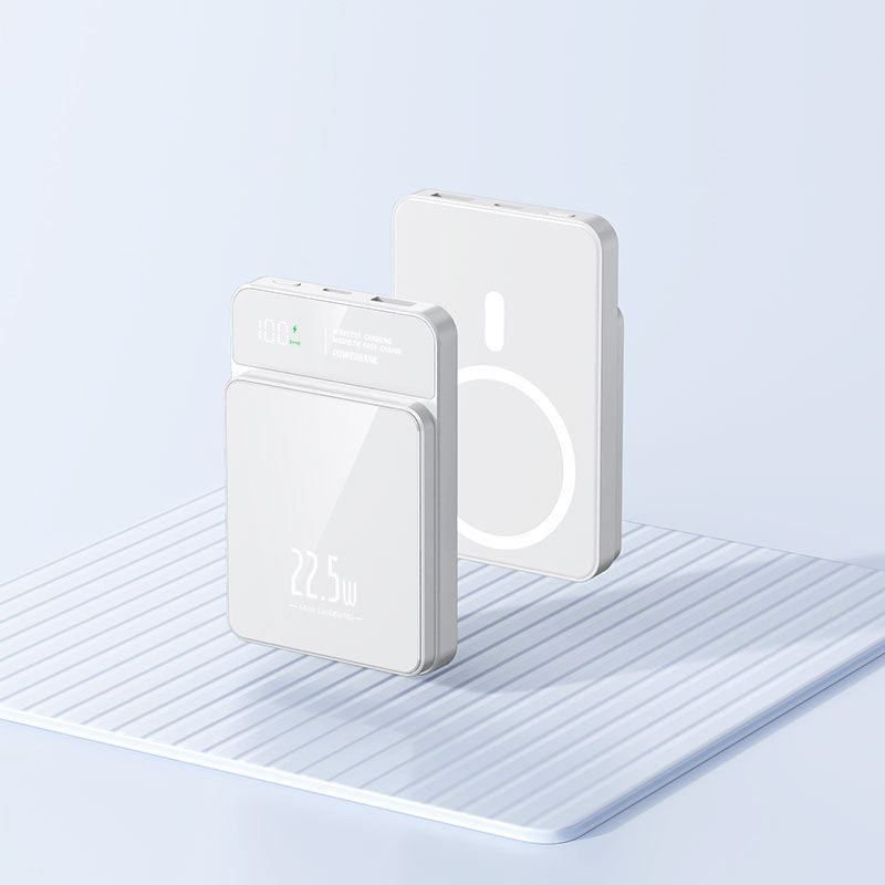 Portable power bank with wireless charging function and digital temperature display Stornfield