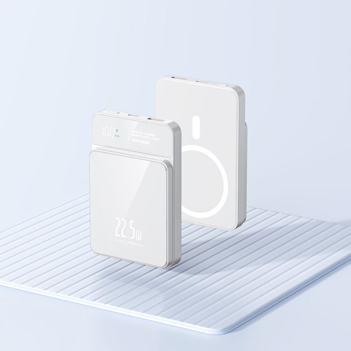 Portable power bank with wireless charging function and digital temperature display Stornfield