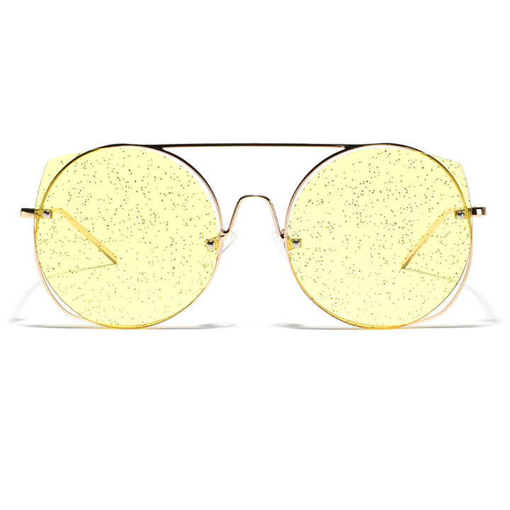 Women oversized sunglasses with glittering lenses Stornfield