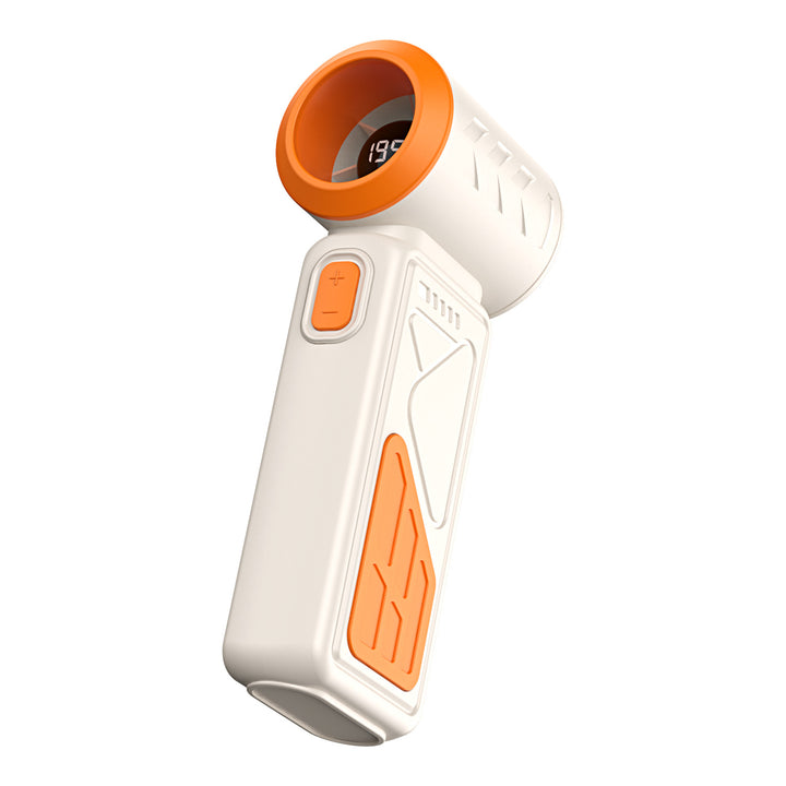 Women's nan compact rechargeable high-speed pocket handheld fan with LED display Stornfield