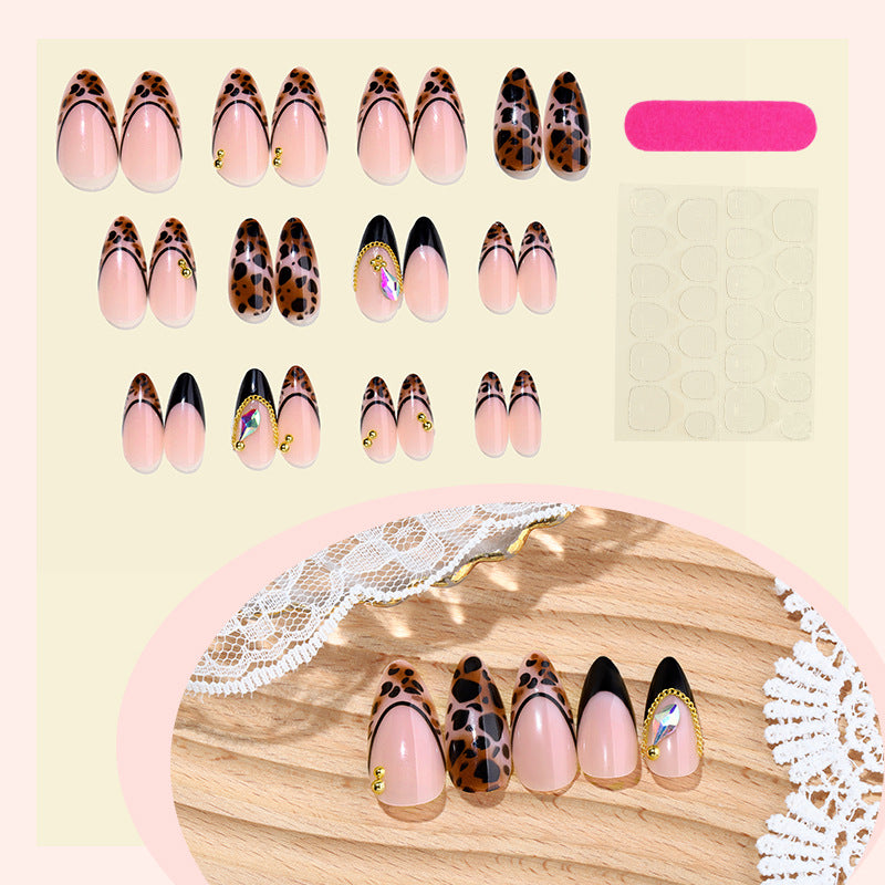 Artistic Gel Press-On Nail Set Stornfield