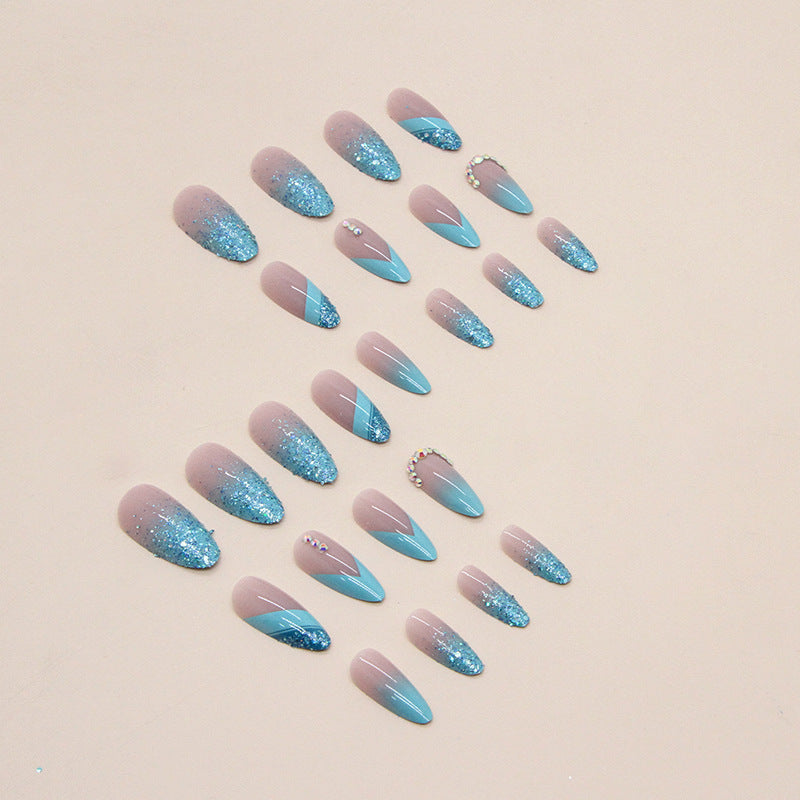 Stylish Glitter Ombre Nail Tips Stornfield
