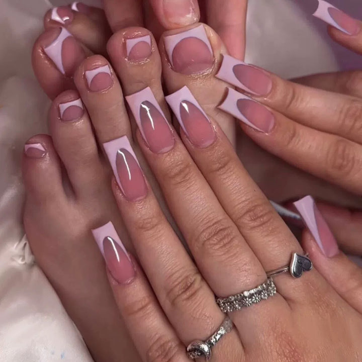 Stylish Press-On Nail Tips with Modern Design Stornfield