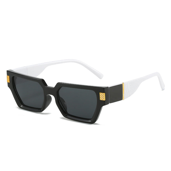 Ladies fashionable sunglasses with unique geometric frame and luxurious details Stornfield