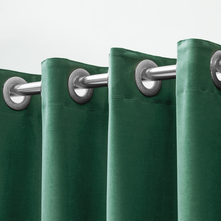 Velvet Grommet Top Curtain Stornfield