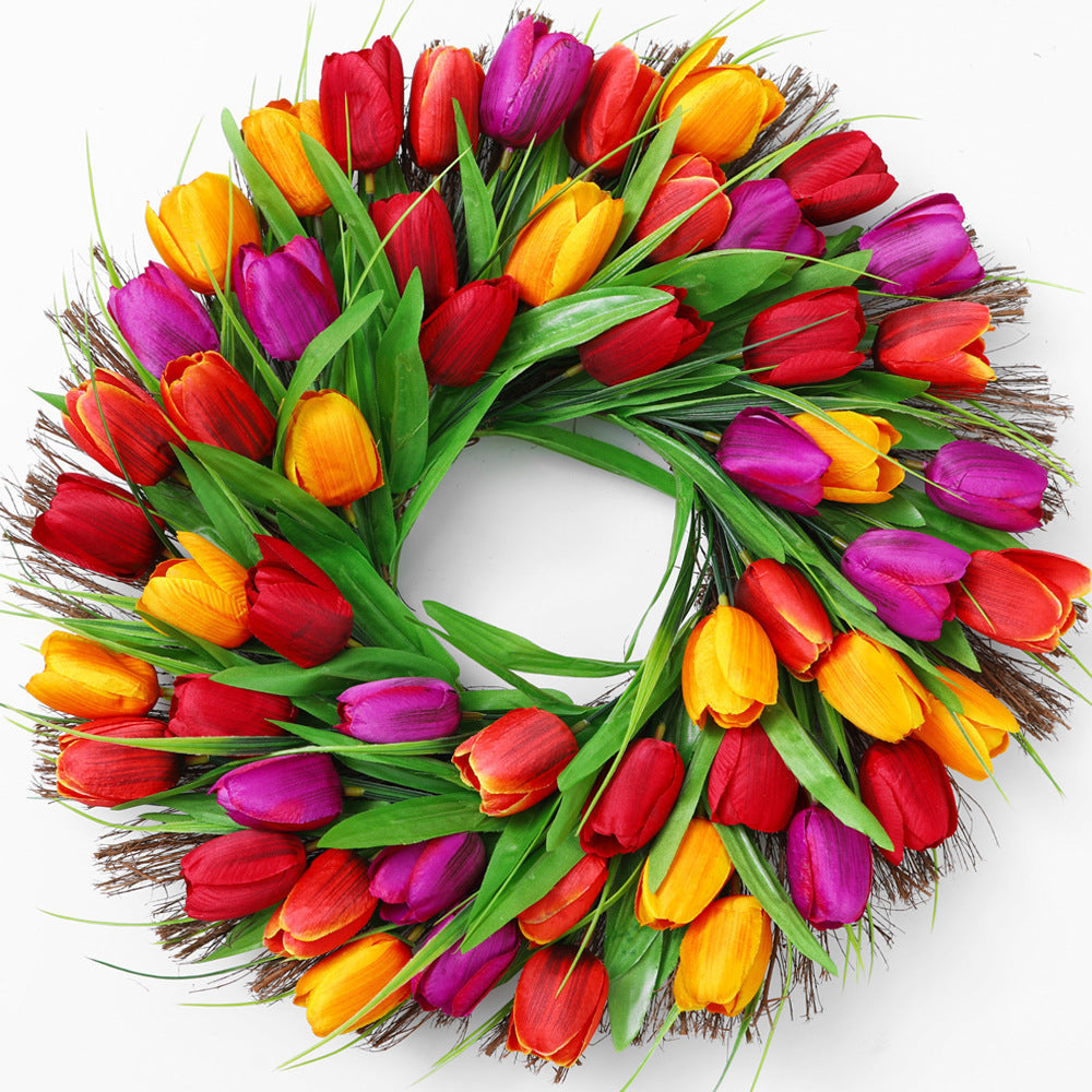 Decorative Floral Wreath Stornfield