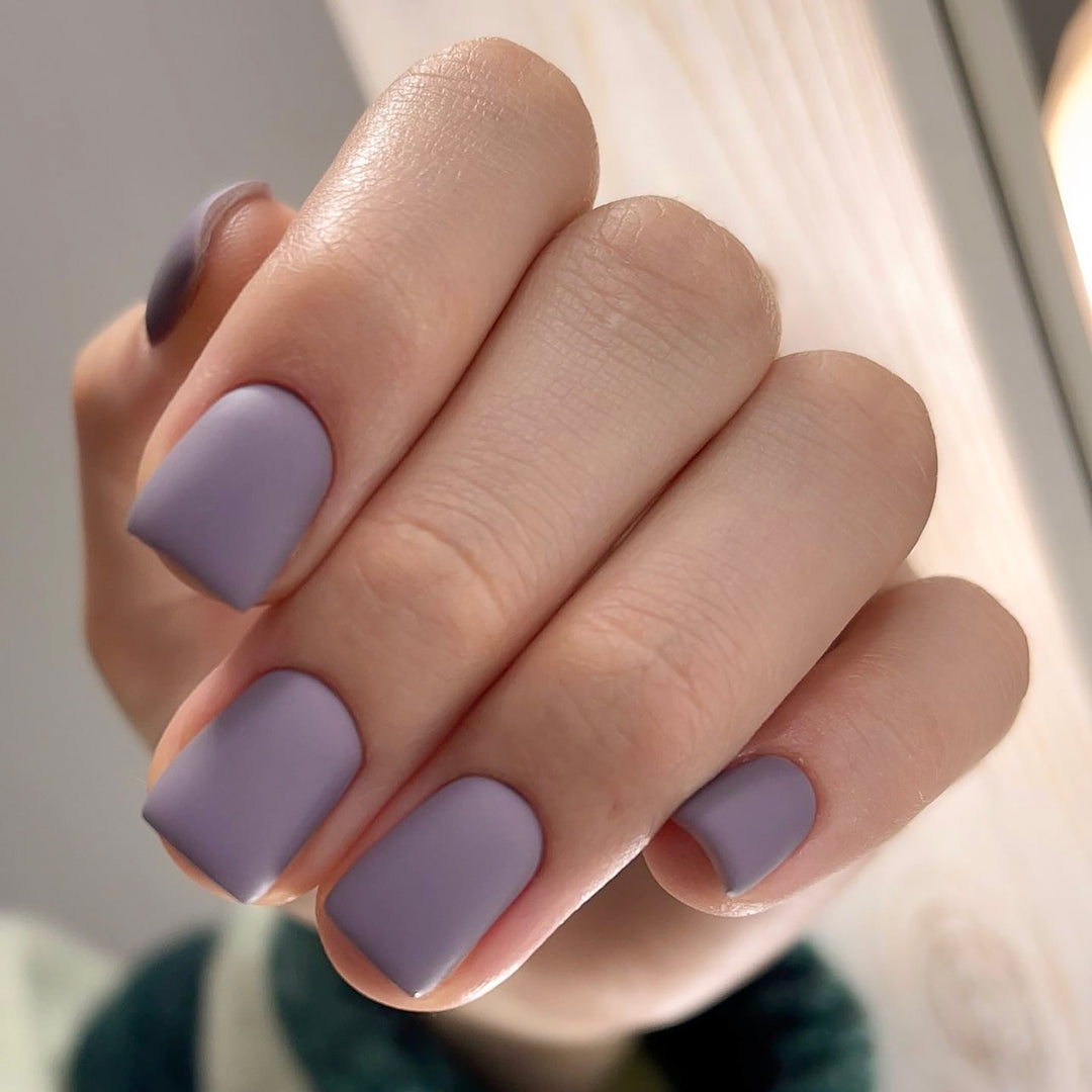 Matt lacquered nail art Stornfield