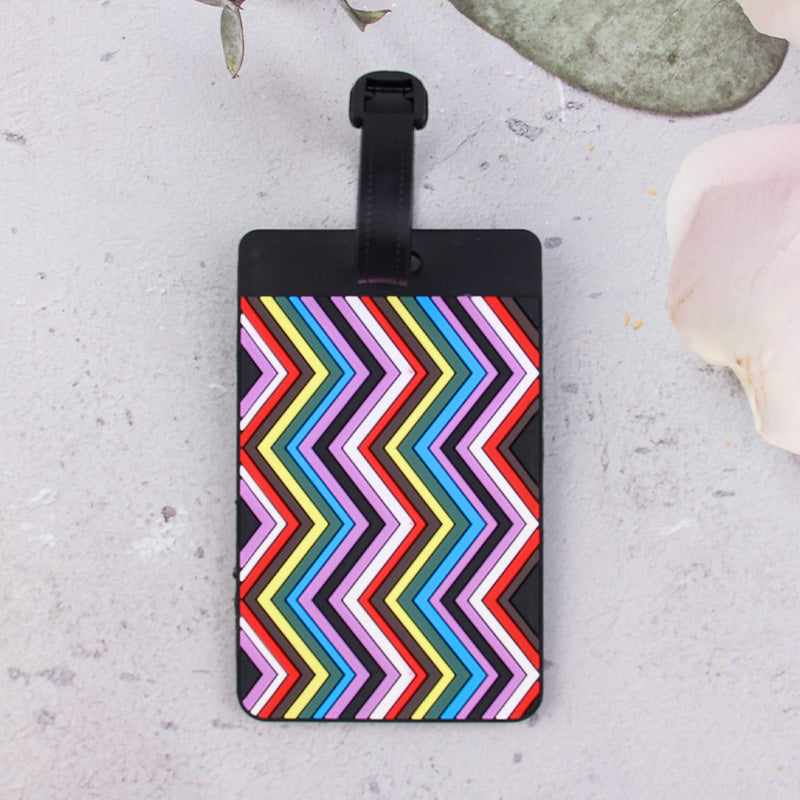 Geometric Pattern Luggage Tag Stornfield