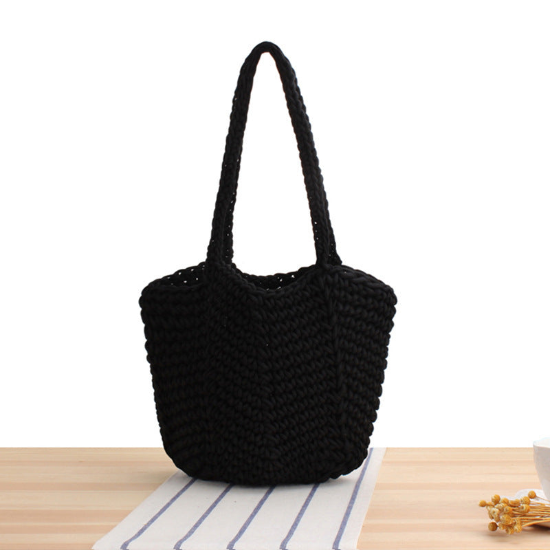Braided Beach Bag in Modern Style Stornfield