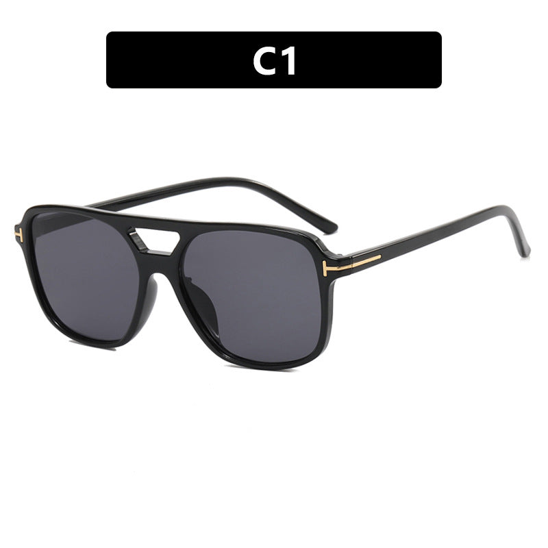 Women's fashionable square sunglasses with luxurious plastic frame and UV protection Stornfield