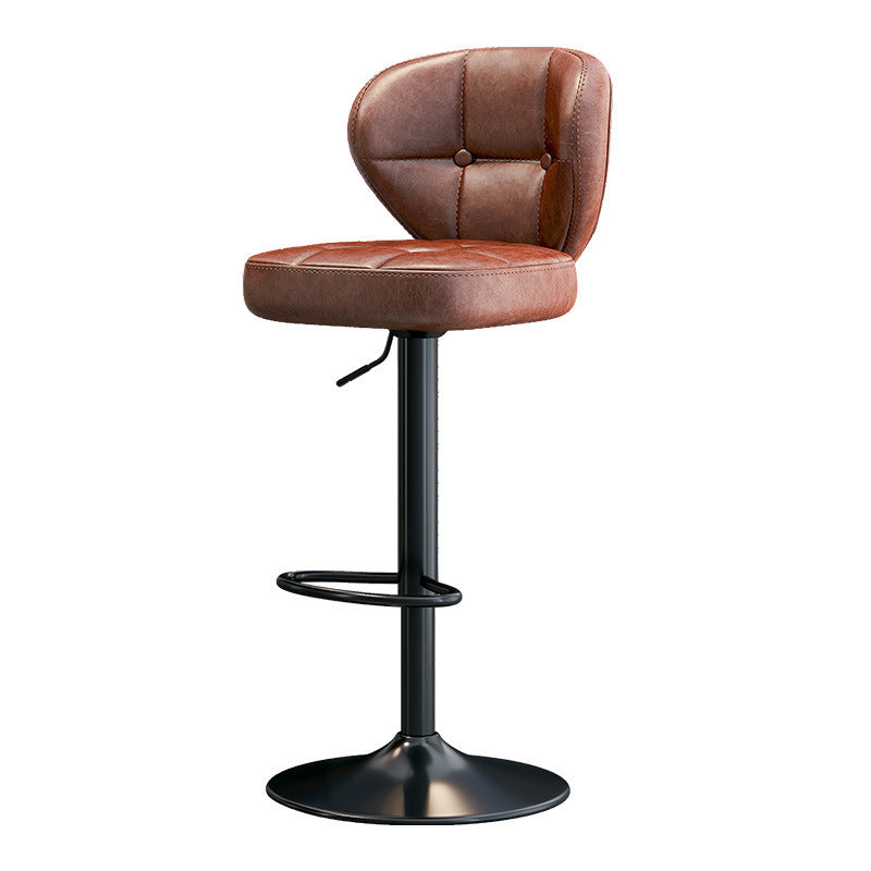 Bar stool with comfortable cushioning and height adjustment Stornfield
