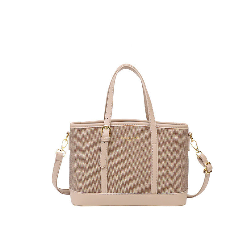 Stylish Herringbone Pattern Tote Bag