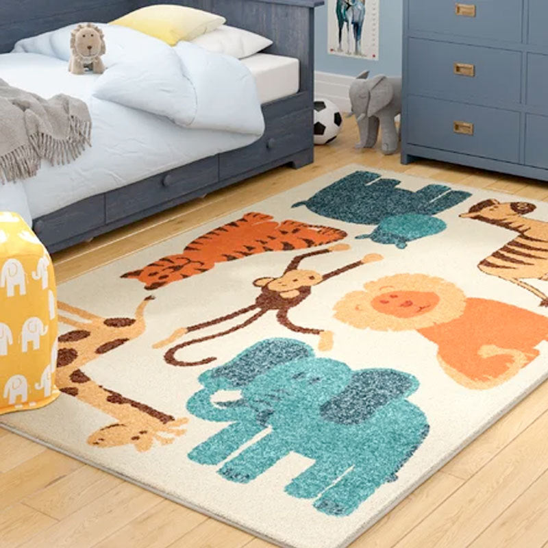 Cute Bunny-Themed Decorative Area Rug for Home